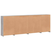 Thumbnail for Sideboard mit LED-Leuchten Grau Sonoma 283x37x100 cm