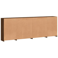 Thumbnail for Sideboard mit LED-Leuchten Braun Eichen-Optik 283x37x100 cm