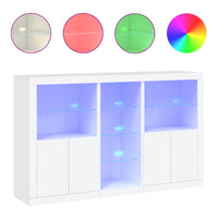 Thumbnail for Sideboard mit LED-Leuchten Weiß 162x37x100 cm