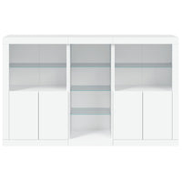 Thumbnail for Sideboard mit LED-Leuchten Weiß 162x37x100 cm