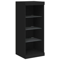 Thumbnail for Sideboard mit LED-Leuchten Schwarz 162x37x100 cm