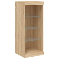 Thumbnail for Sideboard mit LED-Leuchten Sonoma-Eiche 162x37x100 cm