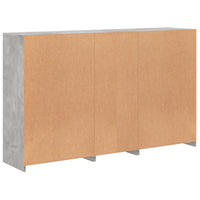 Thumbnail for Sideboard mit LED-Leuchten Betongrau 162x37x100 cm