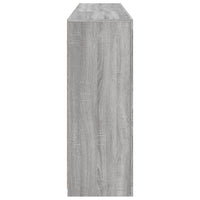 Thumbnail for Sideboard mit LED-Leuchten Grau Sonoma 162x37x100 cm