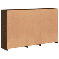 Thumbnail for Sideboard mit LED-Leuchten Braun Eichen-Optik 162x37x100 cm