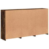 Thumbnail for Sideboard mit LED-Leuchten Räuchereiche 181,5x37x100 cm