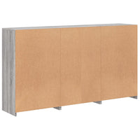 Thumbnail for Sideboard mit LED-Leuchten Grau Sonoma 181,5x37x100 cm