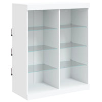 Thumbnail for Sideboard mit LED-Leuchten Weiß 202x37x100 cm