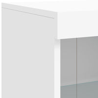 Thumbnail for Sideboard mit LED-Leuchten Weiß 202x37x100 cm