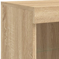 Thumbnail for Sideboard mit LED-Leuchten Sonoma-Eiche 202x37x100 cm