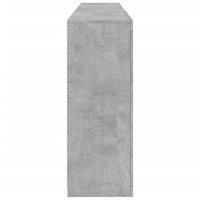 Thumbnail for Sideboard mit LED-Leuchten Betongrau 202x37x100 cm