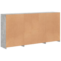 Thumbnail for Sideboard mit LED-Leuchten Betongrau 202x37x100 cm