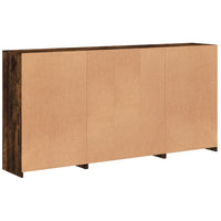 Thumbnail for Sideboard mit LED-Leuchten Räuchereiche 202x37x100 cm