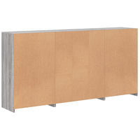 Thumbnail for Sideboard mit LED-Leuchten Grau Sonoma 202x37x100 cm