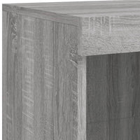 Thumbnail for Sideboard mit LED-Leuchten Grau Sonoma 202x37x100 cm