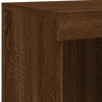 Thumbnail for Sideboard mit LED-Leuchten Braun Eichen-Optik 202x37x100 cm