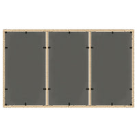Thumbnail for Gartentisch mit Glasplatte Beige 150x90x75 cm Poly Rattan