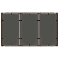 Thumbnail for Gartentisch mit Glasplatte Braun 150x90x75 cm Poly Rattan