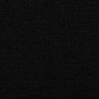 Thumbnail for Bettgestell mit Kopfteil Schwarz 80x200 cm Stoff