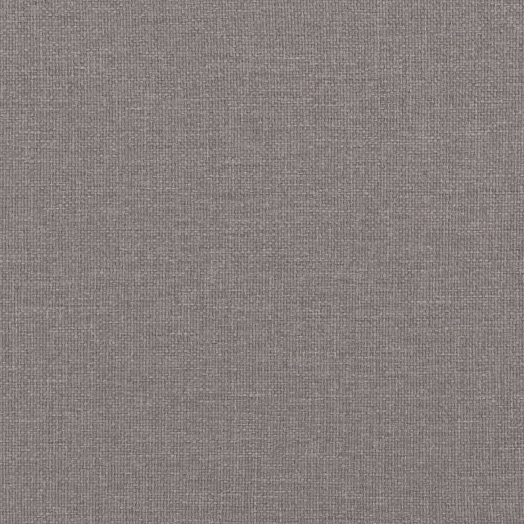 Bettgestell ohne Matratze Taupe 140x200 cm Stoff