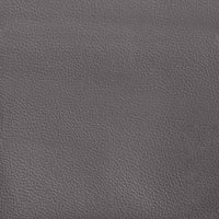 Thumbnail for Bettgestell mit Kopfteil Grau 140x200 cm Kunstleder