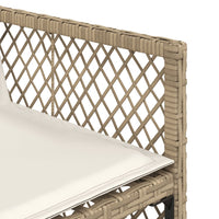 Thumbnail for 5-tlg. Garten-Essgruppe mit Kissen Beige Poly Rattan