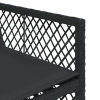 Thumbnail for 7-tlg. Garten-Essgruppe mit Kissen Schwarz Poly Rattan