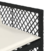 Thumbnail for 7-tlg. Garten-Essgruppe mit Kissen Schwarz Poly Rattan
