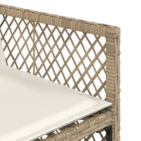 Thumbnail for 9-tlg. Garten-Essgruppe mit Kissen Beige Poly Rattan