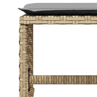 Thumbnail for 13-tlg. Garten-Essgruppe mit Kissen Beige Poly Rattan