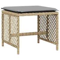 Thumbnail for 15-tlg. Garten-Essgruppe mit Kissen Beige Poly Rattan