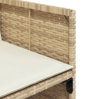 Thumbnail for 9-tlg. Garten-Essgruppe mit Kissen Beige Poly Rattan