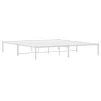 Thumbnail for Bettgestell Metall Weiß 183x213 cm
