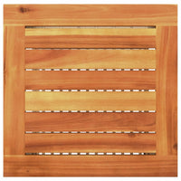 Thumbnail for Gartentisch Beige 40x40x42 cm Poly Rattan Akazienholz