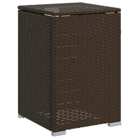 Thumbnail for Propan-Tank-Verstecktisch Braun 40x40x60 cm Poly Rattan
