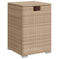 Thumbnail for Propan-Tank-Verstecktisch Beige 40x40x60 cm Poly Rattan