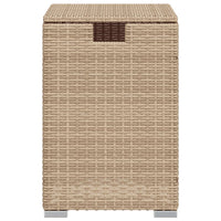 Thumbnail for Propan-Tank-Verstecktisch Beige 40x40x60 cm Poly Rattan