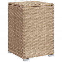 Thumbnail for Propan-Tank-Verstecktisch Beige 40x40x60 cm Poly Rattan
