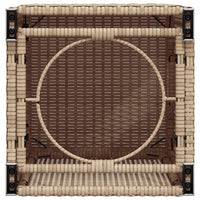 Thumbnail for Propan-Tank-Verstecktisch Beige 40x40x60 cm Poly Rattan