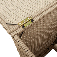 Thumbnail for Propan-Tank-Verstecktisch Beige 40x40x60 cm Poly Rattan
