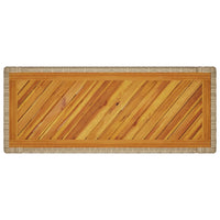 Thumbnail for Garten-Beistelltisch mit Holzplatte Beige Poly Rattan