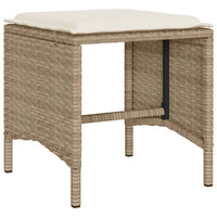 Thumbnail for 4-tlg. Garten-Sofagarnitur mit Kissen Beige Poly Rattan
