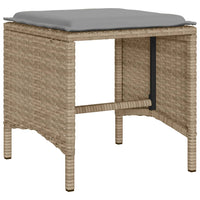 Thumbnail for 4-tlg. Garten-Sofagarnitur mit Kissen Beige Poly Rattan