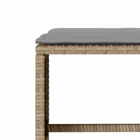 Thumbnail for 4-tlg. Garten-Sofagarnitur mit Kissen Beige Poly Rattan