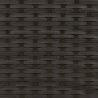 Thumbnail for Gartensofa 2-Sitzer mit Hockern Schwarz Poly Rattan