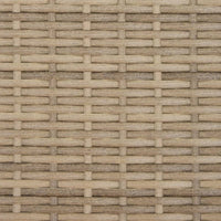 Thumbnail for Gartensofa 2-Sitzer mit Hockern Beige Poly Rattan