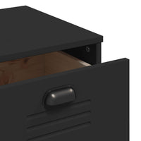 Thumbnail for Sideboard VIKEN Schwarz 80x40x80 cm Holzwerkstoff