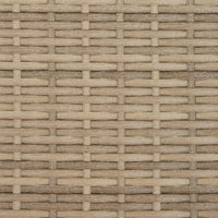 Thumbnail for Gartensofa 2-Sitzer Sonnenschirm und Hocker Beige Poly-Rattan