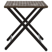 Thumbnail for 5-tlg. Garten-Essgruppe Klappbar Braun Poly Rattan