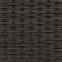 Thumbnail for Gartensofa 2-Sitzer mit Dach und Hockern Schwarz Poly Rattan